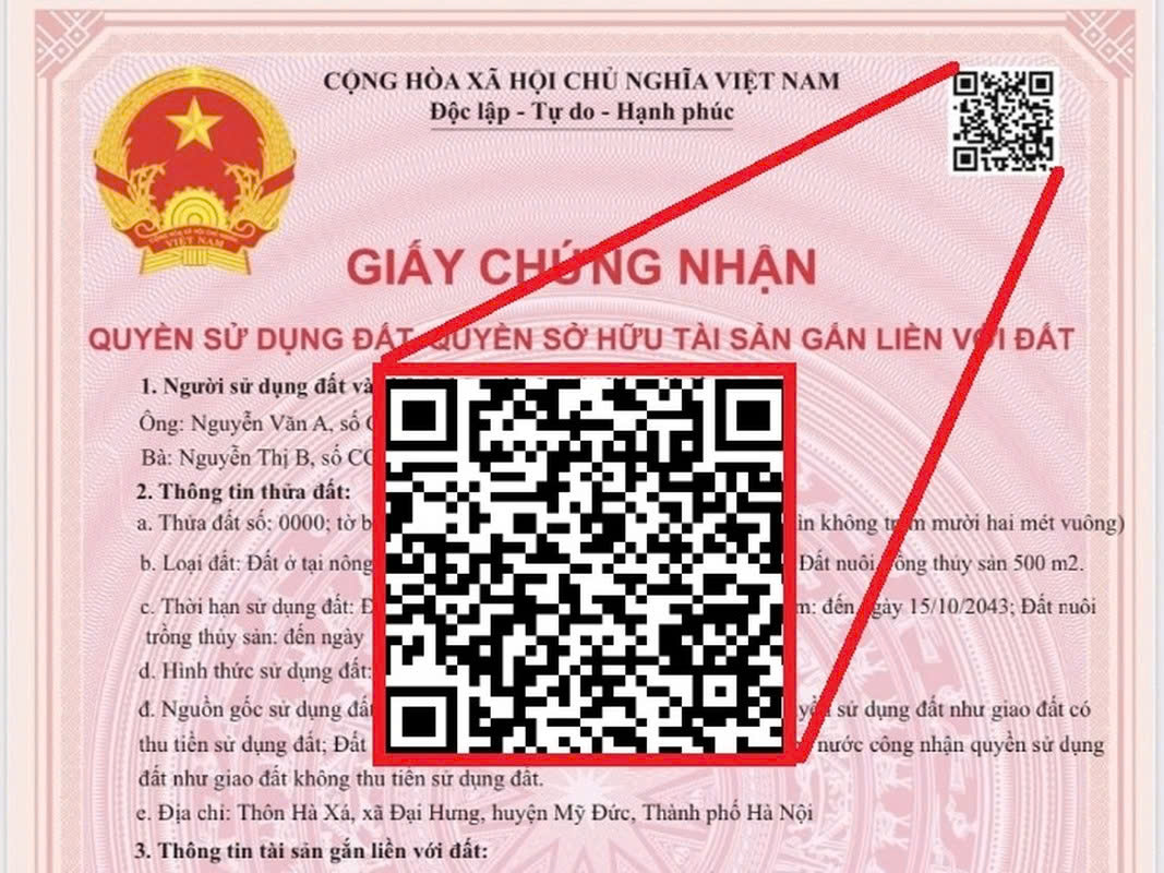 5 THÔNG TIN NGƯỜI DÂN CÓ THỂ TRA CỨU TỪ MÃ QR SỔ ĐỎ 2025